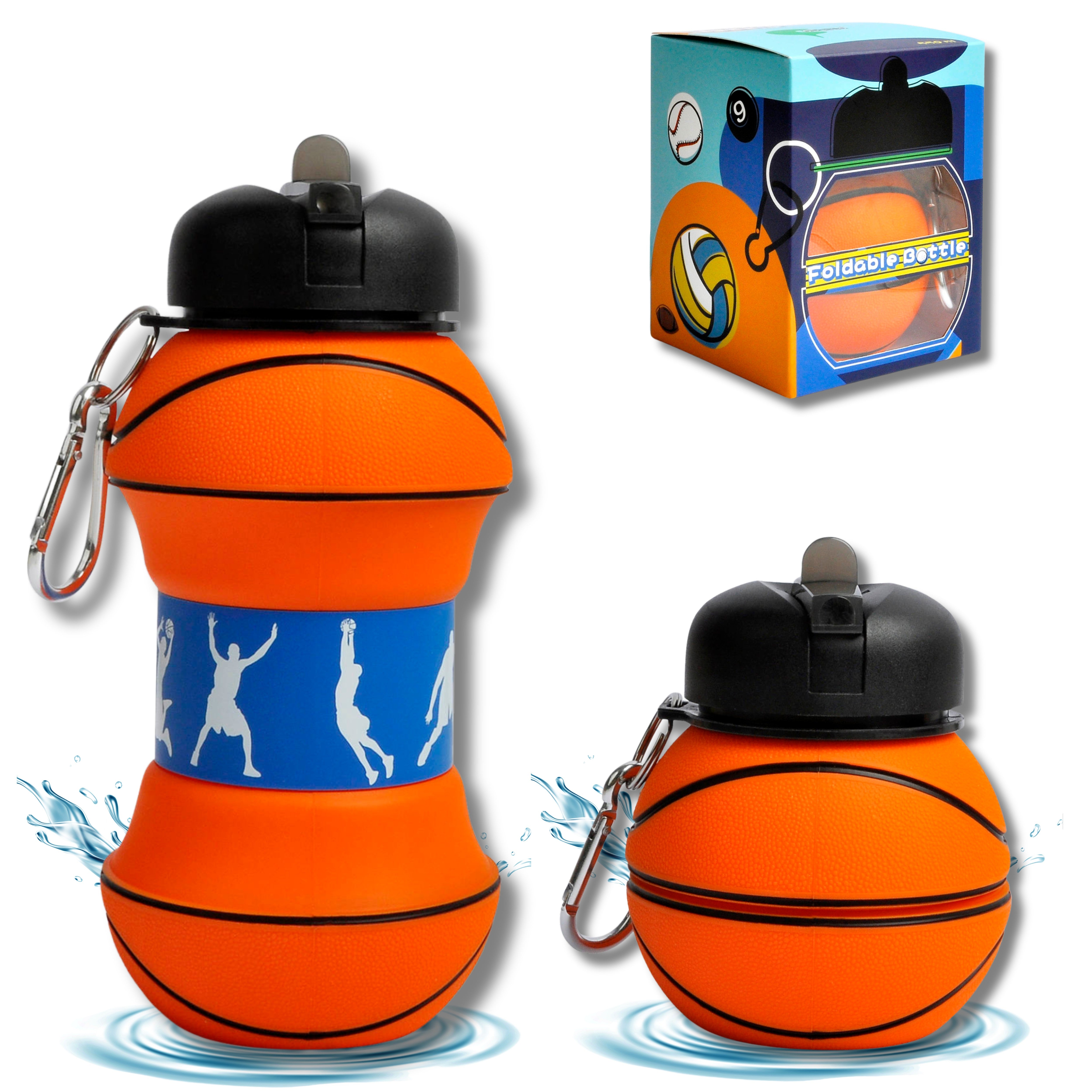 Borraccia CODiLLO Versione Basket (Colore Arancione) – CODiLLO ITALIA